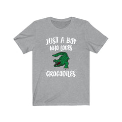 Just A Boy Who Loves Crocodiles Shirt - crocodile print design
