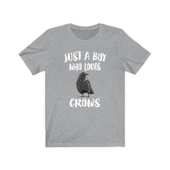 Just A Boy Who Loves Crows Birds Shirt - crow print design