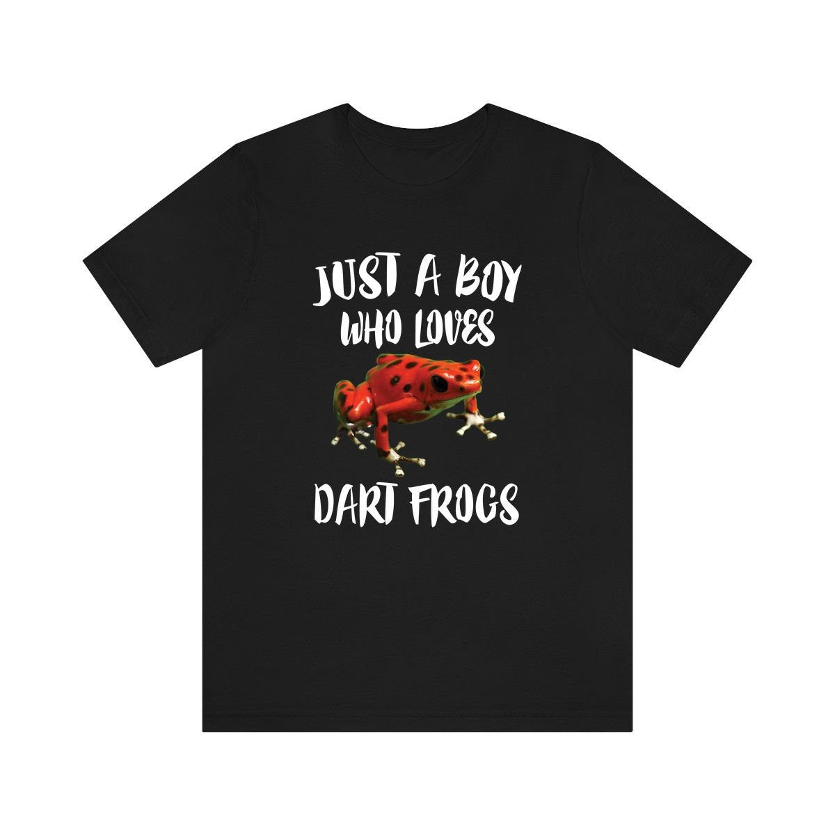 Just A Boy Who Loves Dart frogs Shirt, Dart frogs Lover Shirt, Dart frog Shirt, Dart frogs Lover Gift, Animal Adult Kids T-Shirt Image 3