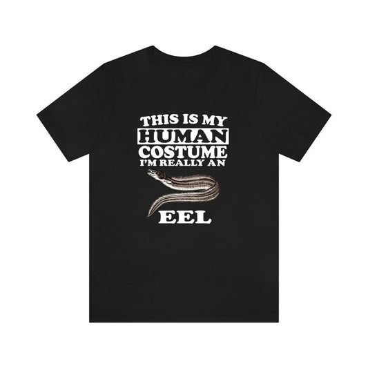 This Is My Human Costume I'm Really An Eel Fish Shirt - eel print design