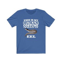 This Is My Human Costume I'm Really An Eel Fish Shirt - eel print design