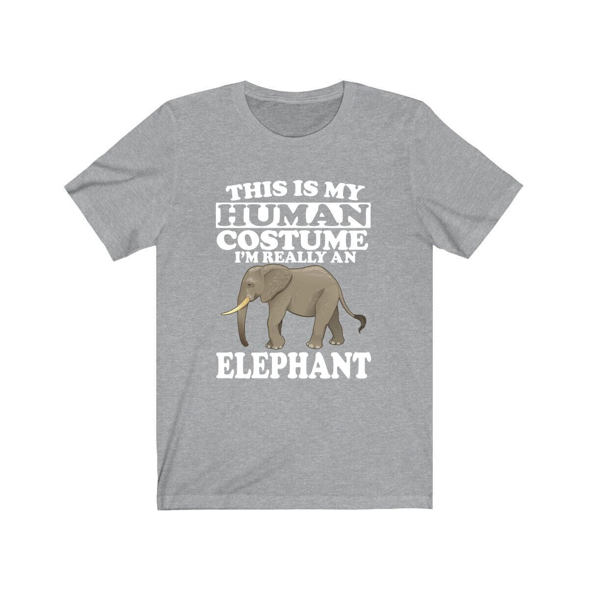This Is My Human Costume I'm Really An Elephant Shirt, Elephant Lover Shirt, Elephant Shirt, Elephant Funny Gift, Animal Gift Image 3