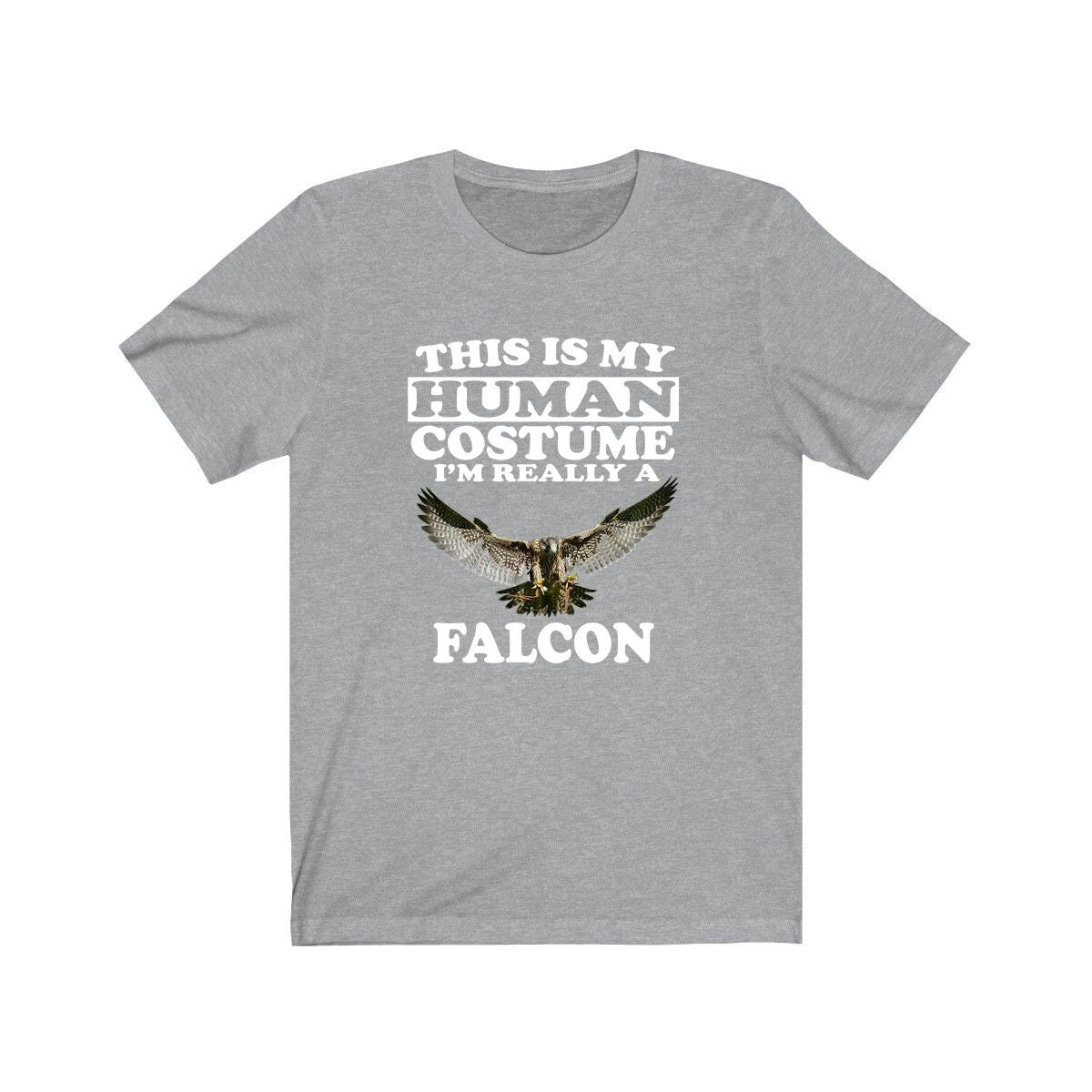 This Is My Human Costume I'm Really A Falcon Bird Shirt, Falcon Lover Shirt, Birding Shirt, Falcon Funny Gift, Animal Gift Image 3