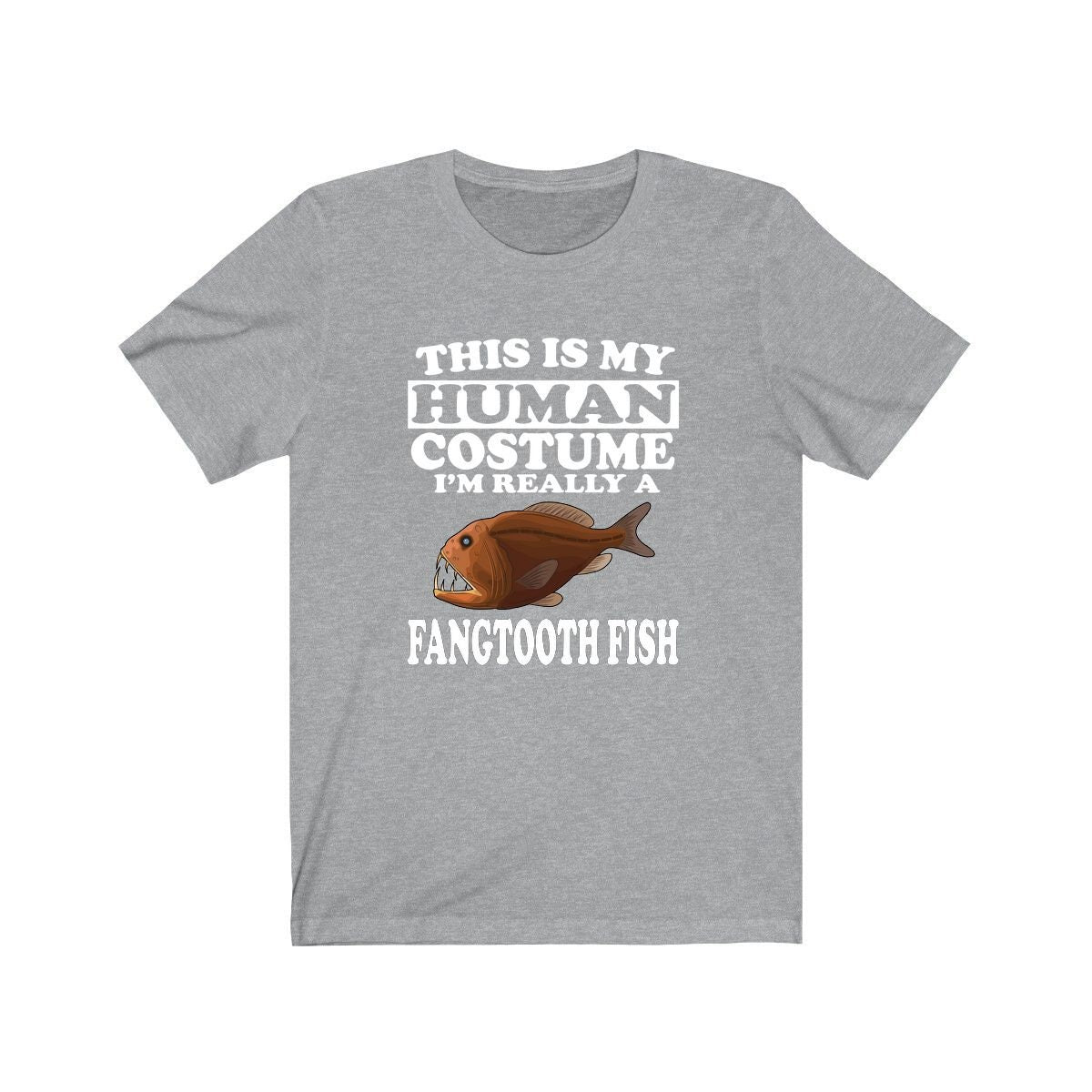 This Is My Human Costume I'm Really A Fangtooth Fish Shirt, Fangtooth Fish Lover Shirt, Fish Shirt, Fish Funny Gift, Animal Gift Image 1