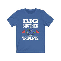 Big Brother Of Triplets Blueberries Shirt - big brother of triplets print design
