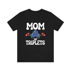Mom Of Triplets Pregnancy Shirt - mom of triplets design