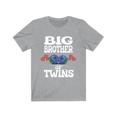 Big Brother Of Twins Blueberries Shirt - big brother of twins blueberry print design