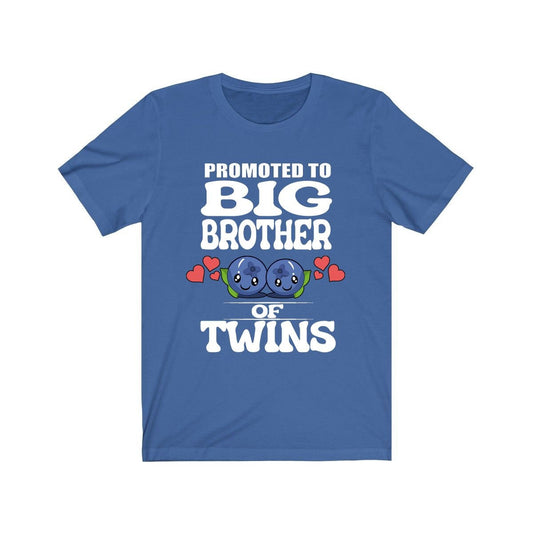 Promoted To Big Brother Of Twins Shirt - big brother of twins design