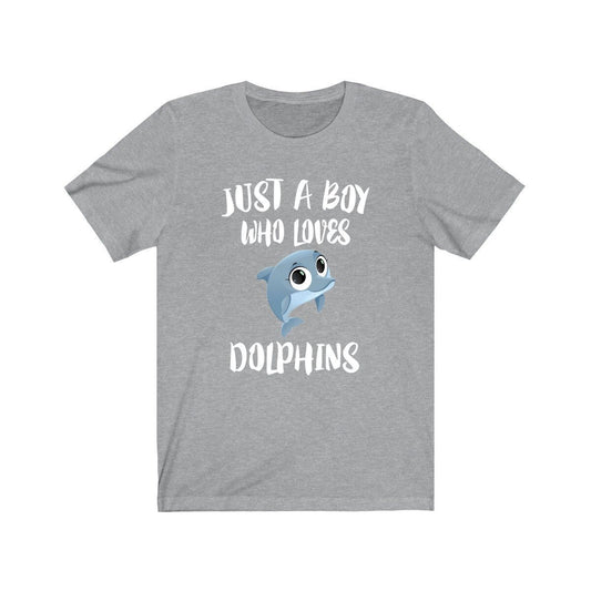 Just A Boy Who Loves Dolphins Shirt - dolphin print design