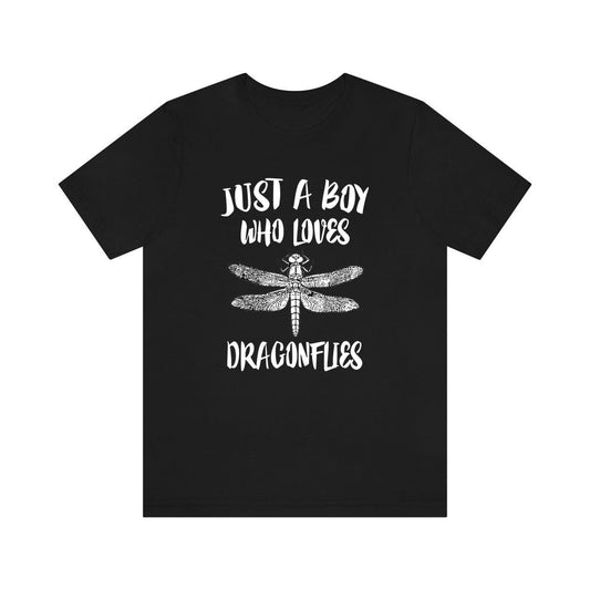 Just A Boy Who Loves Dragonflies Shirt - dragonfly print design