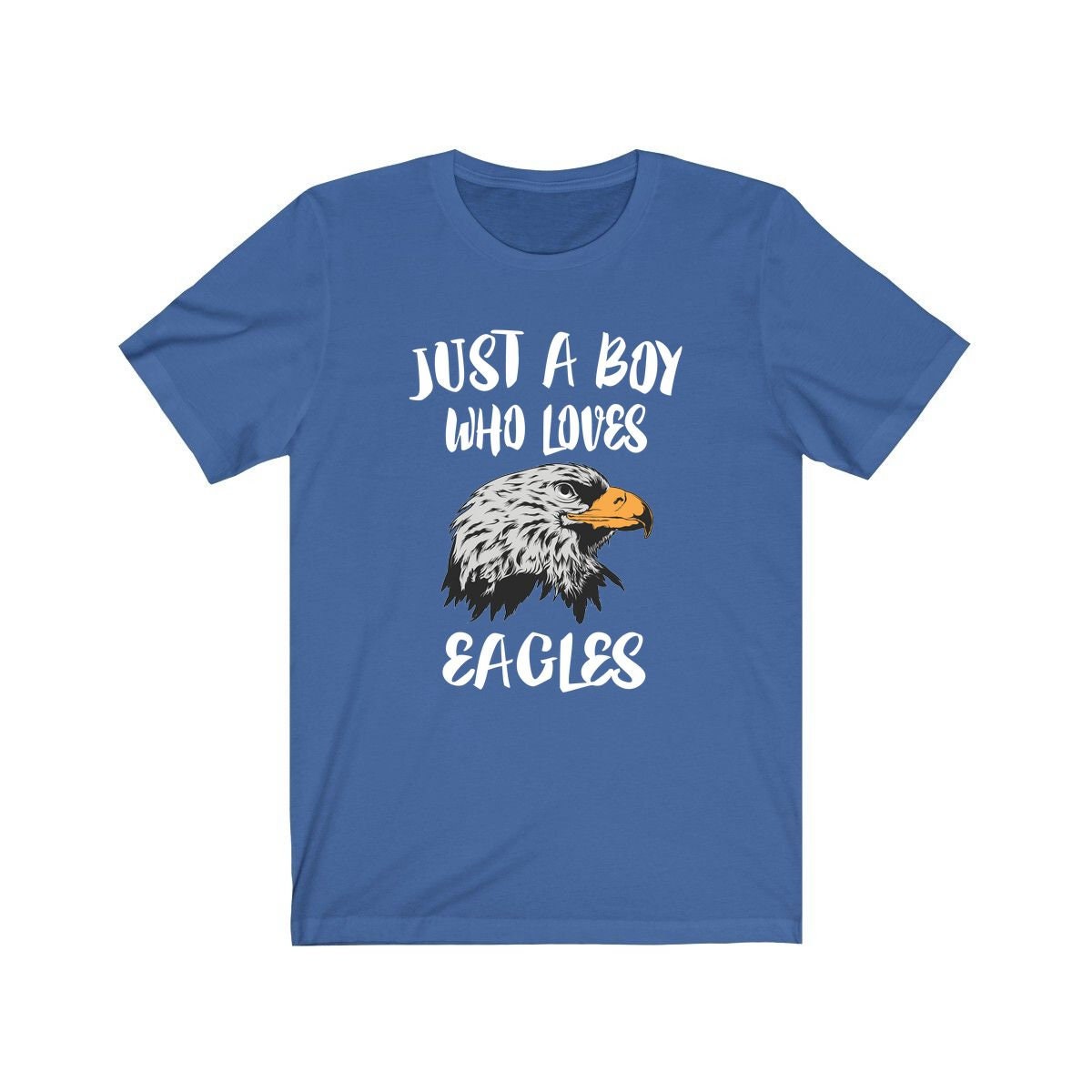 Just A Boy Who Loves Eagles Birds Shirt, Eagle Lover Shirt, Eagle Shirt, Birding Lover Gift, Animal Adult Kids T-Shirt Image 3