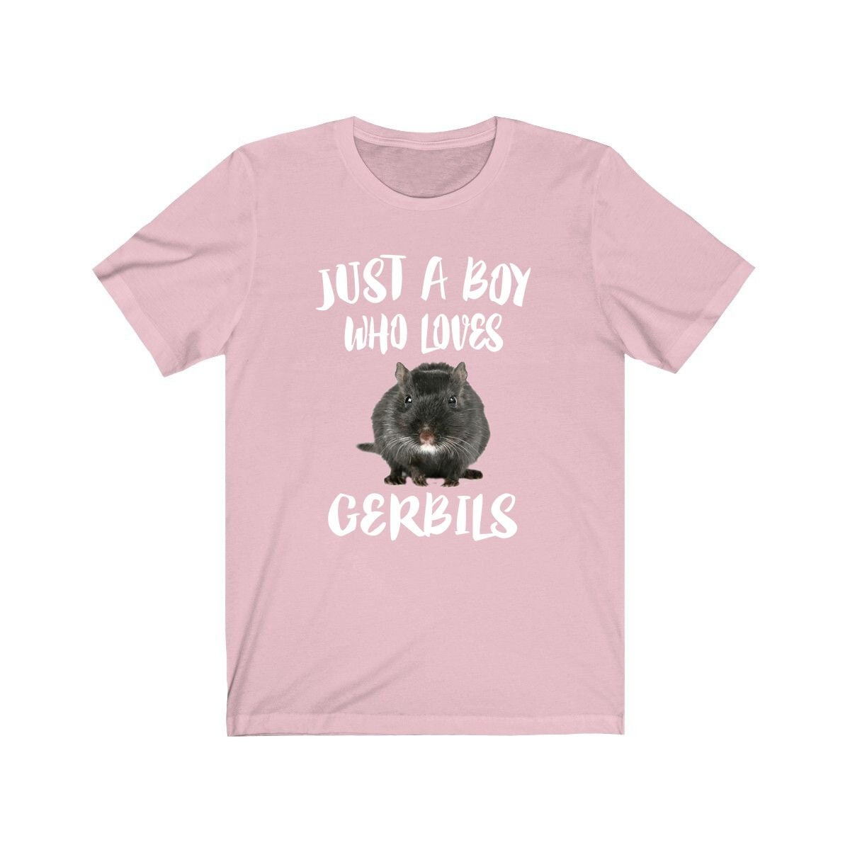 Just A Boy Who Loves Gerbils Shirt, Gerbil Lover Shirt, Gerbil Shirt, Gerbil Lover Gift, Animal Adult Kids T-Shirt Image 4