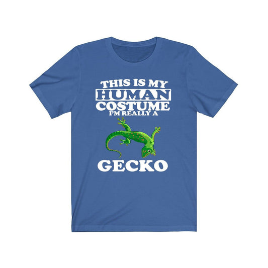 This is my human costume I am really a gecko pet reptile lizard tee
