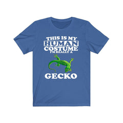 This is my human costume I am really a gecko pet reptile lizard tee