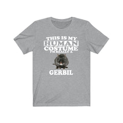 This Is My Human Costume I'm Really A Gerbil Shirt - gerbil print design