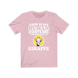 This Is My Human Costume I'm Really A Giraffe Shirt, Giraffe Lover Shirt, Giraffe Shirt, Giraffe Funny Gift, Animal Shirt Image 4