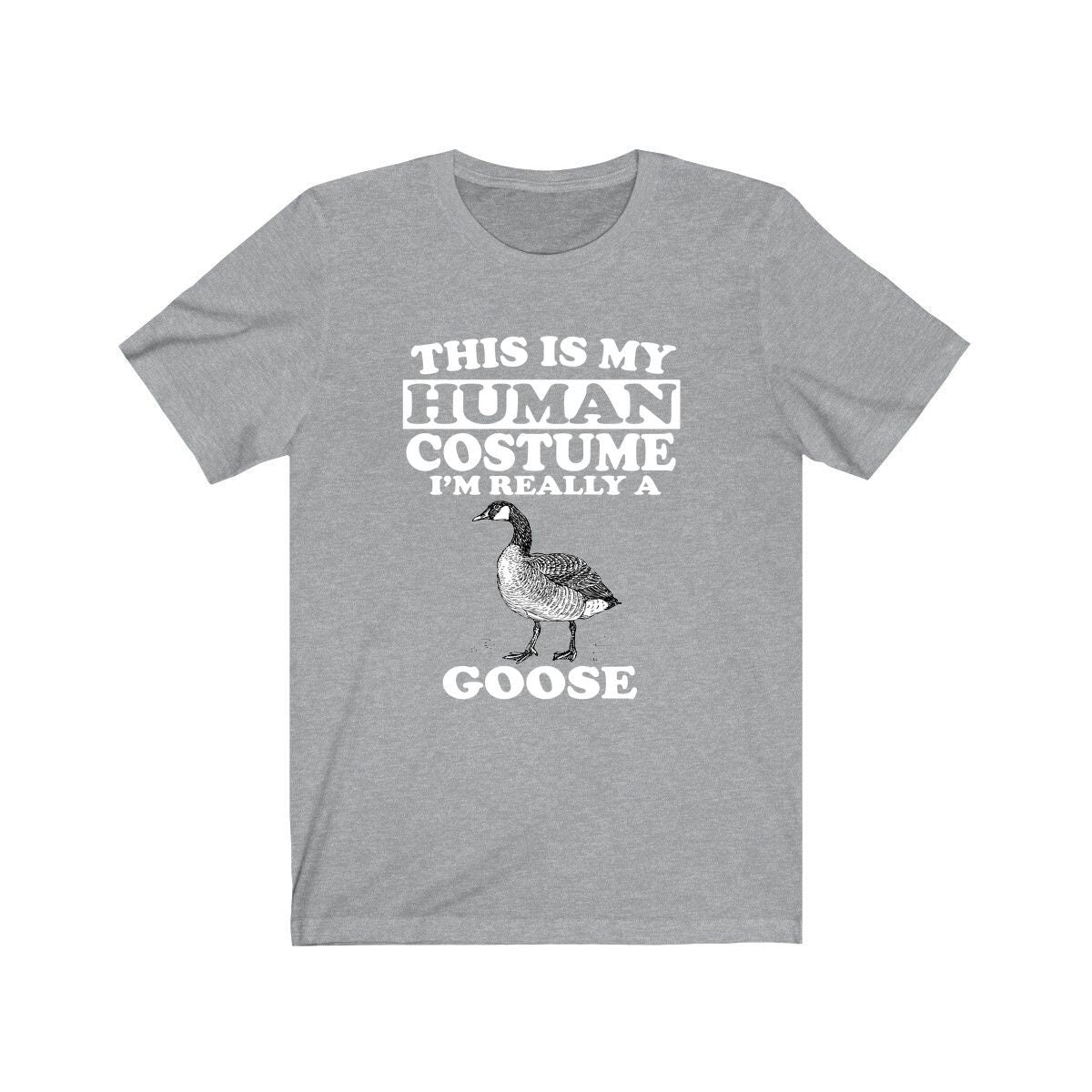 This Is My Human Costume I'm Really A Goose Shirt, Goose Lover Shirt, Birding Shirt, Goose Funny Gift, Animal Shirt Image 1