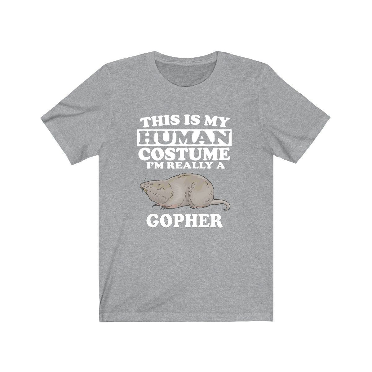 This Is My Human Costume I'm Really A Gopher Shirt, Gopher Lover Shirt, Gopher Shirt, Gopher Funny Gift, Animal Shirt Image 3