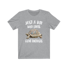 Boy Who Loves Giant Tortoises Shirt - giant tortoise print design