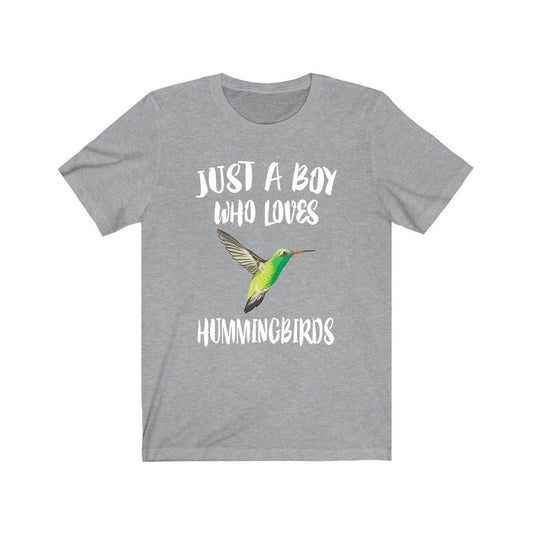 Just A Boy Who Loves Hummingbirds Birds Shirt - hummingbird print design