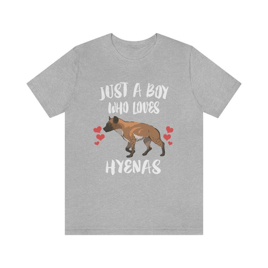 Just A Boy Who Loves Hyenas Shirt - hyena print design