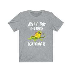 Just A Boy Who Loves Iguanas Shirt - iguana print design