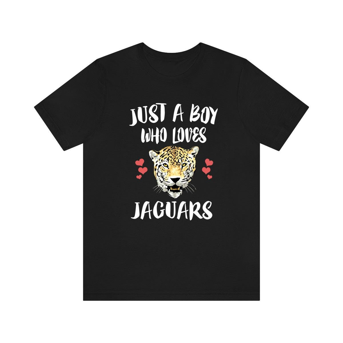 Just A Boy Who Loves Jaguars Shirt, Jaguar Lover Shirt, Jaguar Shirt, Jaguar Lover Gift, Animal Adult Kids T-Shirt Image 1
