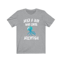 Just a boy who loves jellyfish ocean animal lover tee