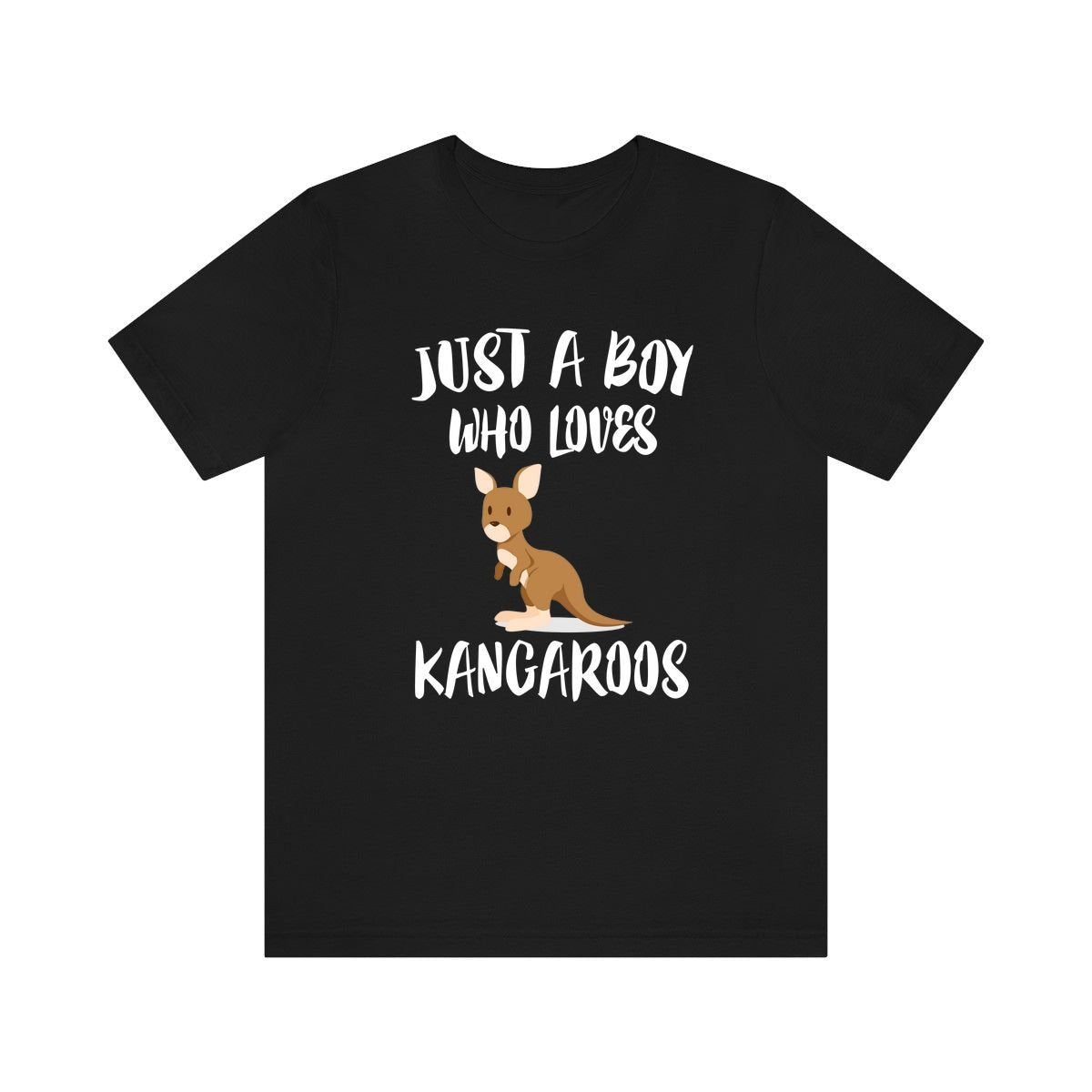 Just A Boy Who Loves Kangaroos Shirt, Kangaroo Lover Shirt, Kangaroo Shirt, Kangaroo Lover Gift, Animal Adult Kids T-Shirt Image 1