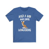 Just A Boy Who Loves Kangaroos Shirt, Kangaroo Lover Shirt, Kangaroo Shirt, Kangaroo Lover Gift, Animal Adult Kids T-Shirt Image 2