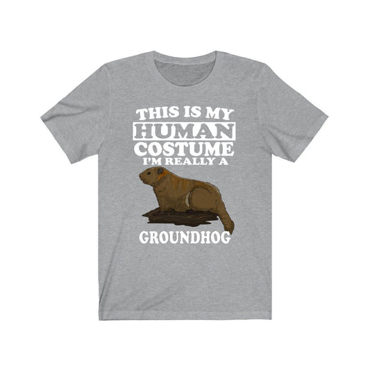 Groundhog Human Costume Shirt - groundhog print design