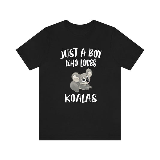 Just A Boy Who Loves Koalas Shirt - koala print design