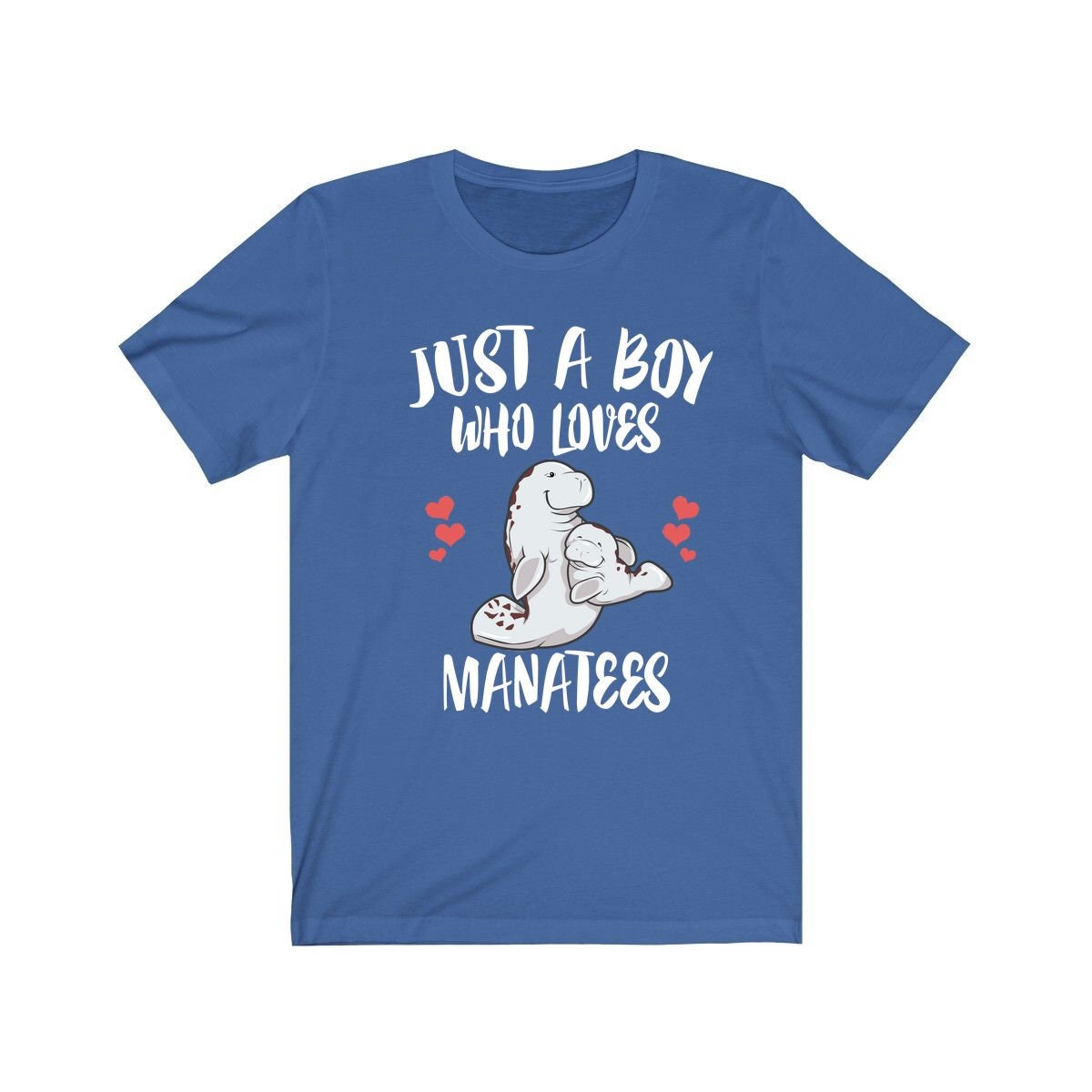 Just A Boy Who Loves Manatees Shirt, Manatee Lover Shirt, Manatee Shirt, Manatee Lover Gift, Animal Adult Kids T-Shirt Image 2
