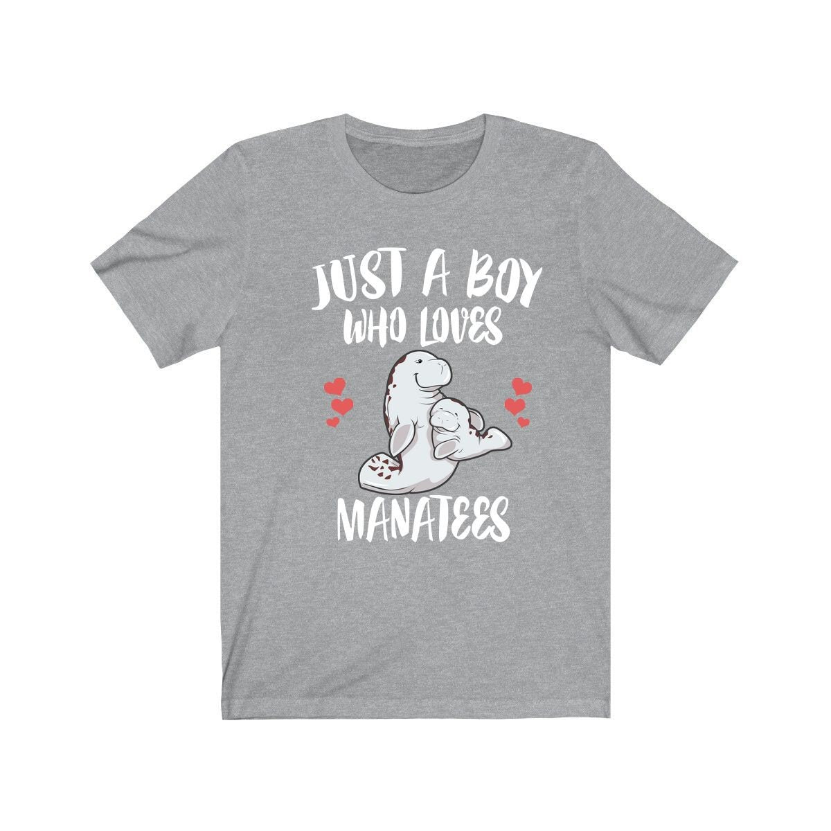 Just A Boy Who Loves Manatees Shirt, Manatee Lover Shirt, Manatee Shirt, Manatee Lover Gift, Animal Adult Kids T-Shirt Image 3