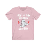 Just A Boy Who Loves Manatees Shirt, Manatee Lover Shirt, Manatee Shirt, Manatee Lover Gift, Animal Adult Kids T-Shirt Image 4