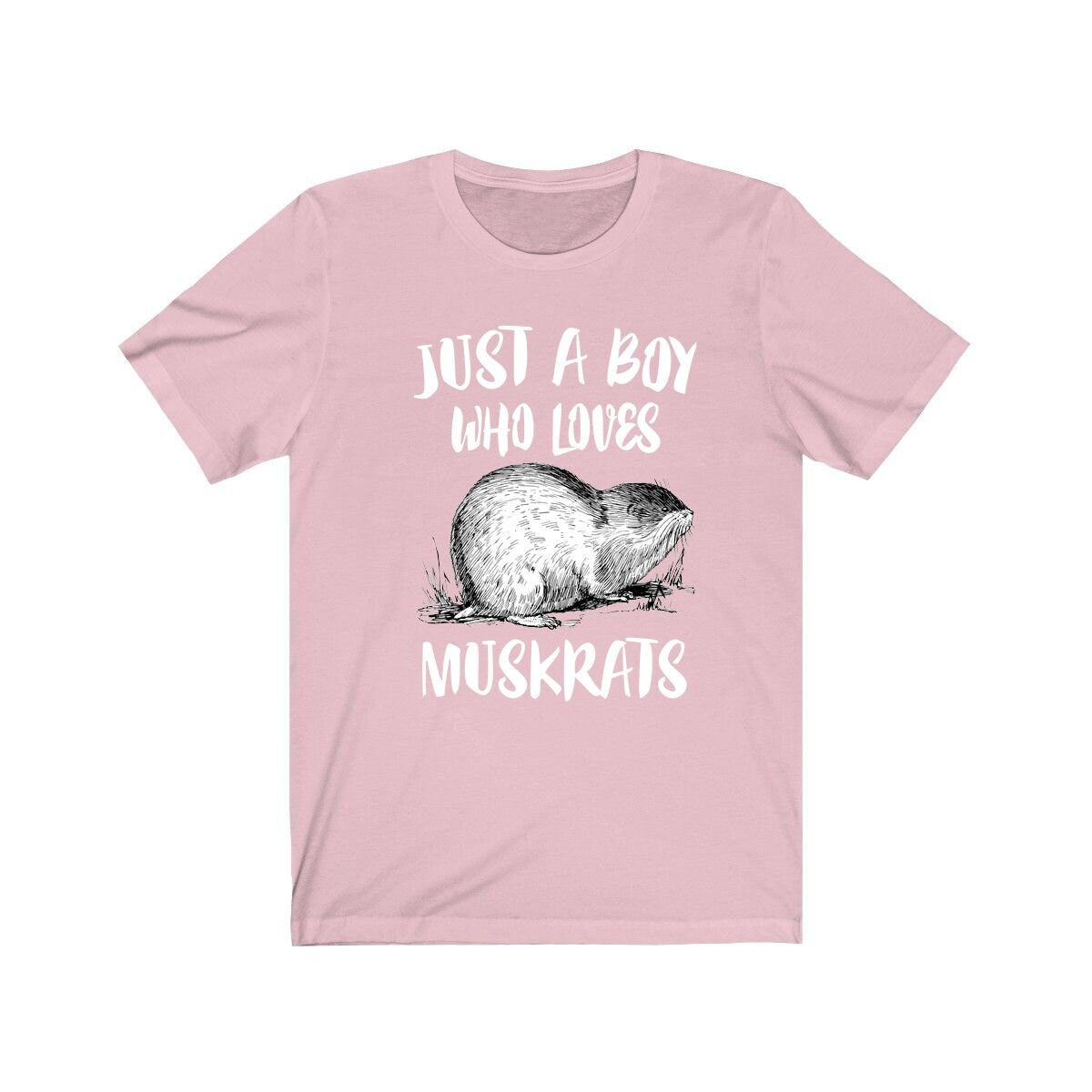 Just A Boy Who Loves Muskrats Shirt, Muskrat Lover Shirt, Muskrat Shirt, Muskrat Lover Gift, Animal Adult Kids T-Shirt Image 4