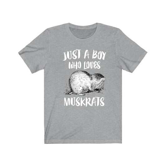 Just A Boy Who Loves Muskrats Shirt - muskrat print design