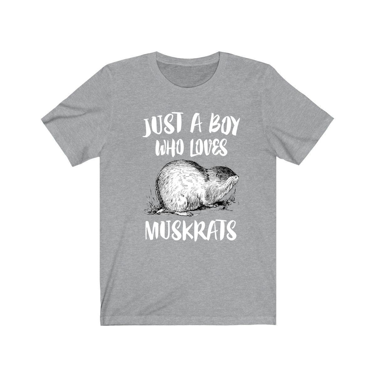 Just A Boy Who Loves Muskrats Shirt, Muskrat Lover Shirt, Muskrat Shirt, Muskrat Lover Gift, Animal Adult Kids T-Shirt Image 1