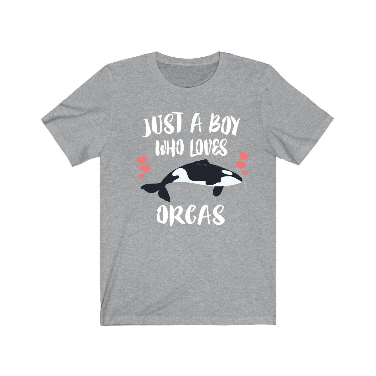 Just A Boy Who Loves Orcas Whales Shirt, Orca Lover Shirt, Orca Shirt, Whale Lover Gift, Animal Adult Kids T-Shirt Image 3