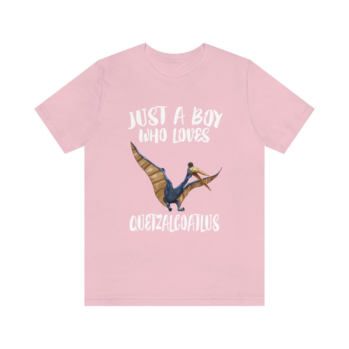 Just A Boy Who Loves Quetzalcoatlus Dinosaur Shirt, Quetzalcoatlus Lover Shirt, Dinosaur Shirt, Pterosaur Lover, Animal Adult Kids Shirt Image 4