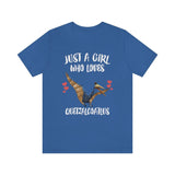 Just A Girl Who Loves Quetzalcoatlus Shirt, Quetzalcoatlus Lover Shirt, Dinosaur Lover Gift, Pterosaur Animal Adult Toddler Kids T-Shirt Image 2