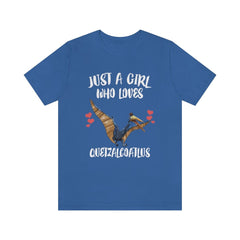 Quetzalcoatlus T-Shirt for Girls - quetzalcoatlus print design