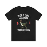 Just A Girl Who Loves Velociraptor Dinosaur Shirt, Velociraptor Lover Shirt, Dinosaur Lover Gift, Velociraptor Gift Adult Toddler Kids Shirt Image 1
