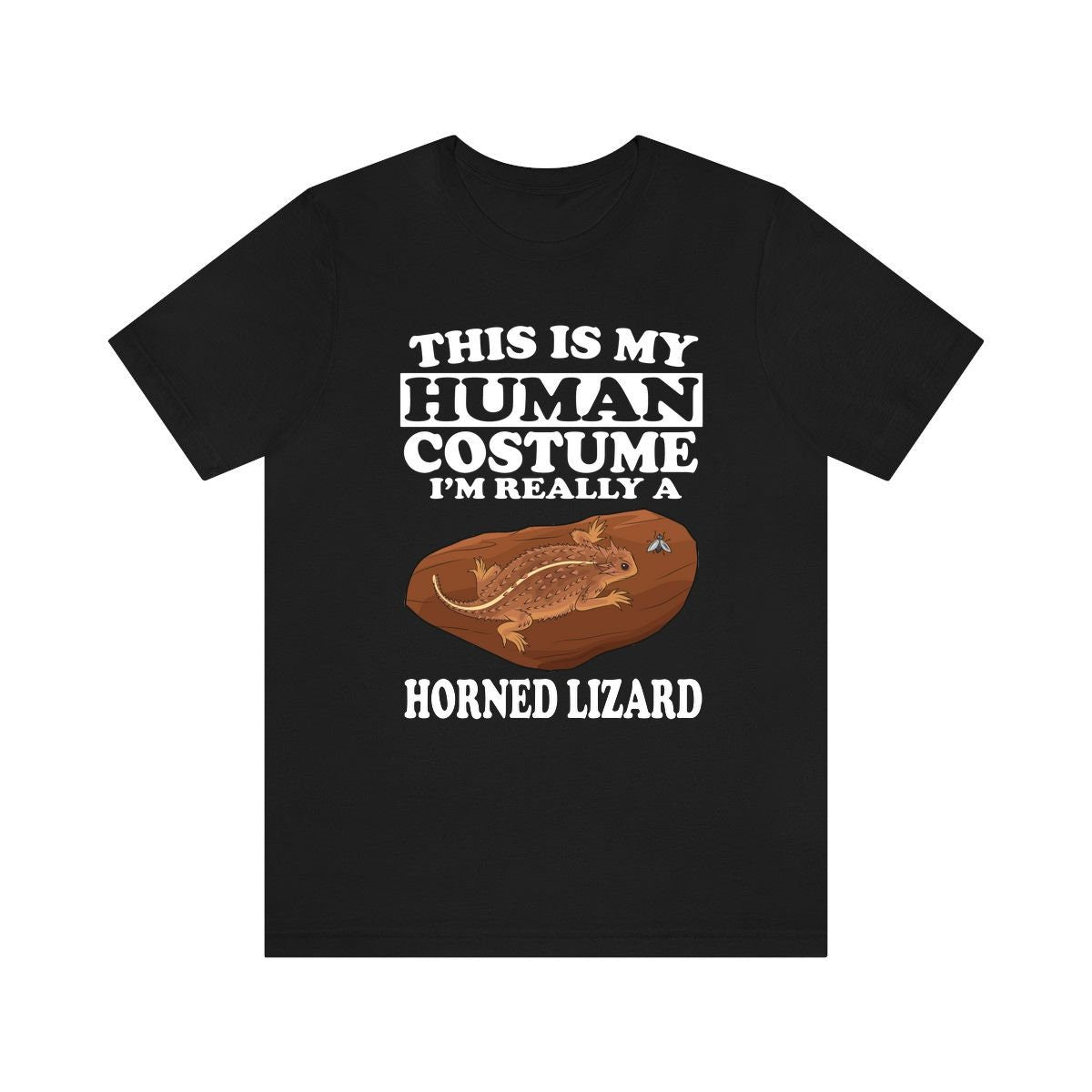 This Is My Human Costume I'm Really A Horned Lizard Shirt, Horned Lizard Lover Shirt, Lizard Shirt, Lizard Funny Gift, Animal Shirt Image 1