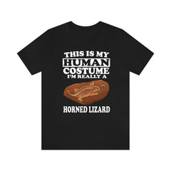 This Is My Human Costume I'm Really A Horned Lizard Shirt - horned lizard print design