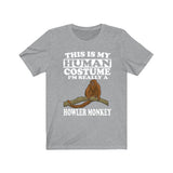 This Is My Human Costume I'm Really A Howler Monkey Shirt, Howler Monkey Lover Shirt, Monkey Shirt, Monkey Funny Gift, Animal Shirt Image 3
