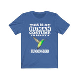 This Is My Human Costume I'm Really A Hummingbird Bird Shirt, Hummingbird Lover Shirt, Birding Shirt, Bird Funny Gift, Animal Shirt Image 2