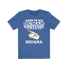 This is my human costume I am really an iguana exotic reptile lizard tee