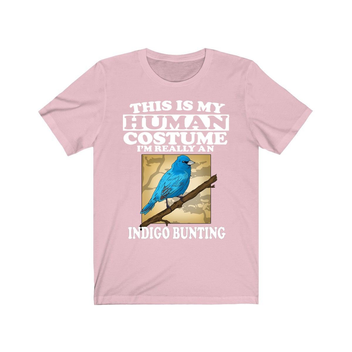 This Is My Human Costume I'm Really An Indigo Bunting Bird Shirt, Indigo Bunting Lover Shirt, Birding Shirt, Bird Funny Gift, Animal Shirt Image 4