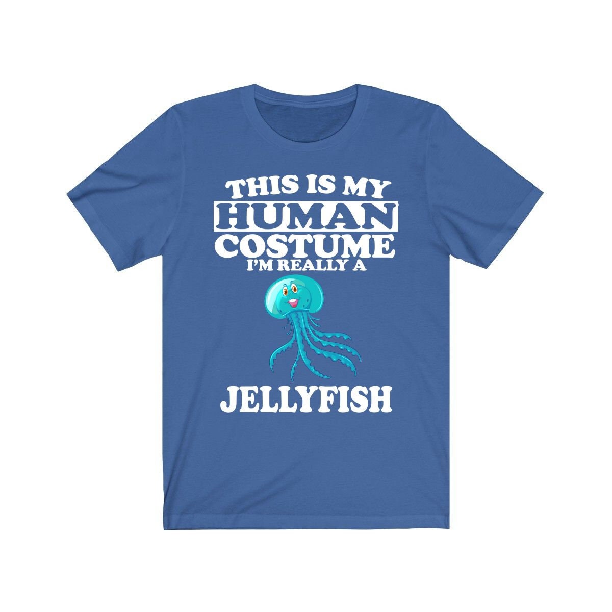 This Is My Human Costume I'm Really A Jellyfish Shirt, Jellyfish Lover Shirt, Jellyfish Shirt, Jellyfish Funny Gift, Animal Shirt Image 3